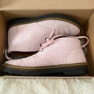 Dr. Martens Pink Lace Up Boots
